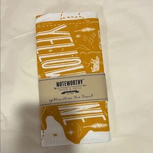 Yellow Tea Towel